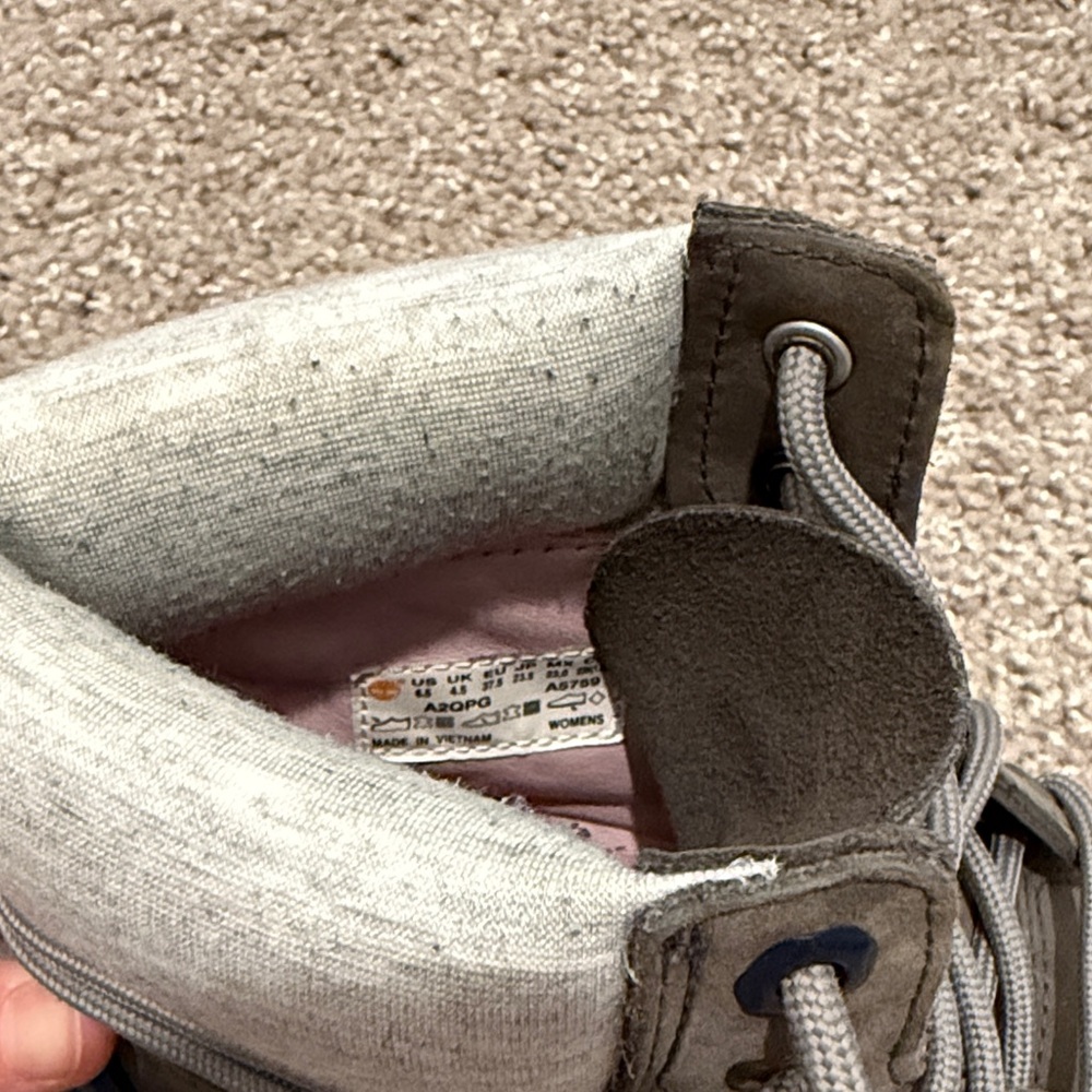 Women's
Timberland®
Premium 6-Inch
Boots Grey Nubuck - Picture 7 of 8